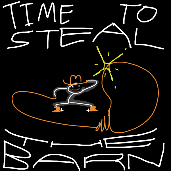 ...what? what did you think he was gonna do? - Online Drawing Game Comic Strip Panel by KringlePringles