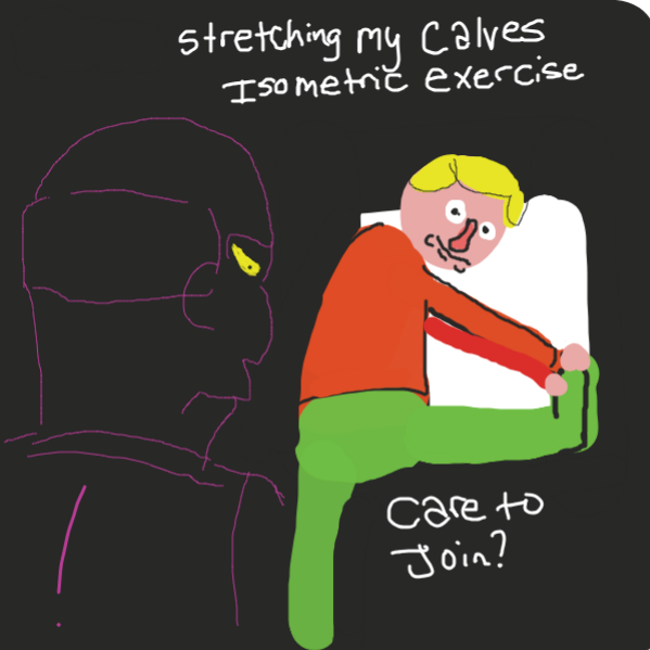 Drawing in "Tzrying tzo escape huh?" by kurocartoonist