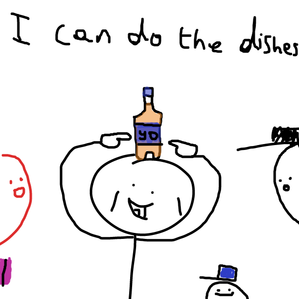 Drawing in getting the gang together by pavemento