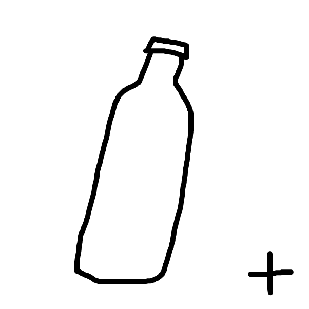 A bottle - Online Drawing Game Comic Strip Panel by Yitsul