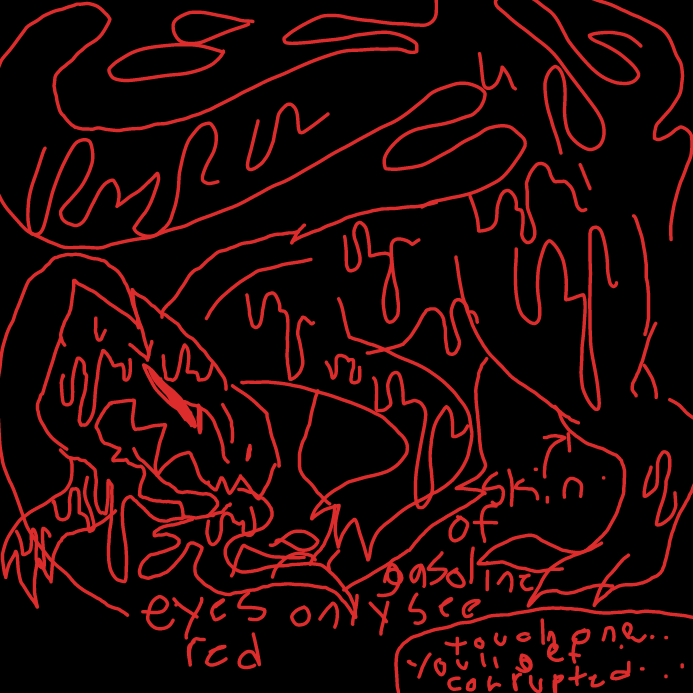 creature of corruption anatomy - Online Drawing Game Comic Strip Panel by scarlett