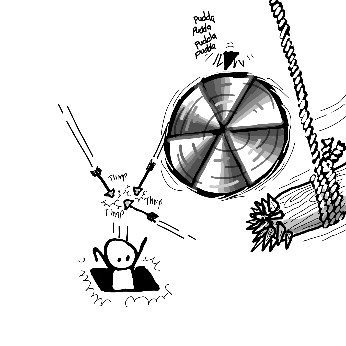  - Online Drawing Game Comic Strip Panel by Wizard Croissant