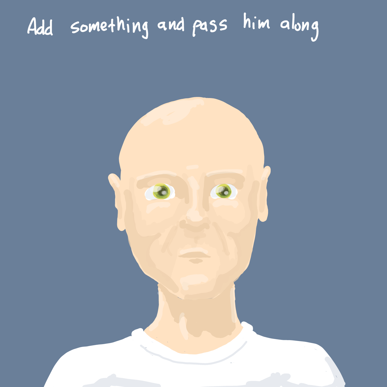 Drawing in Nakey Face by Wizard Croissant