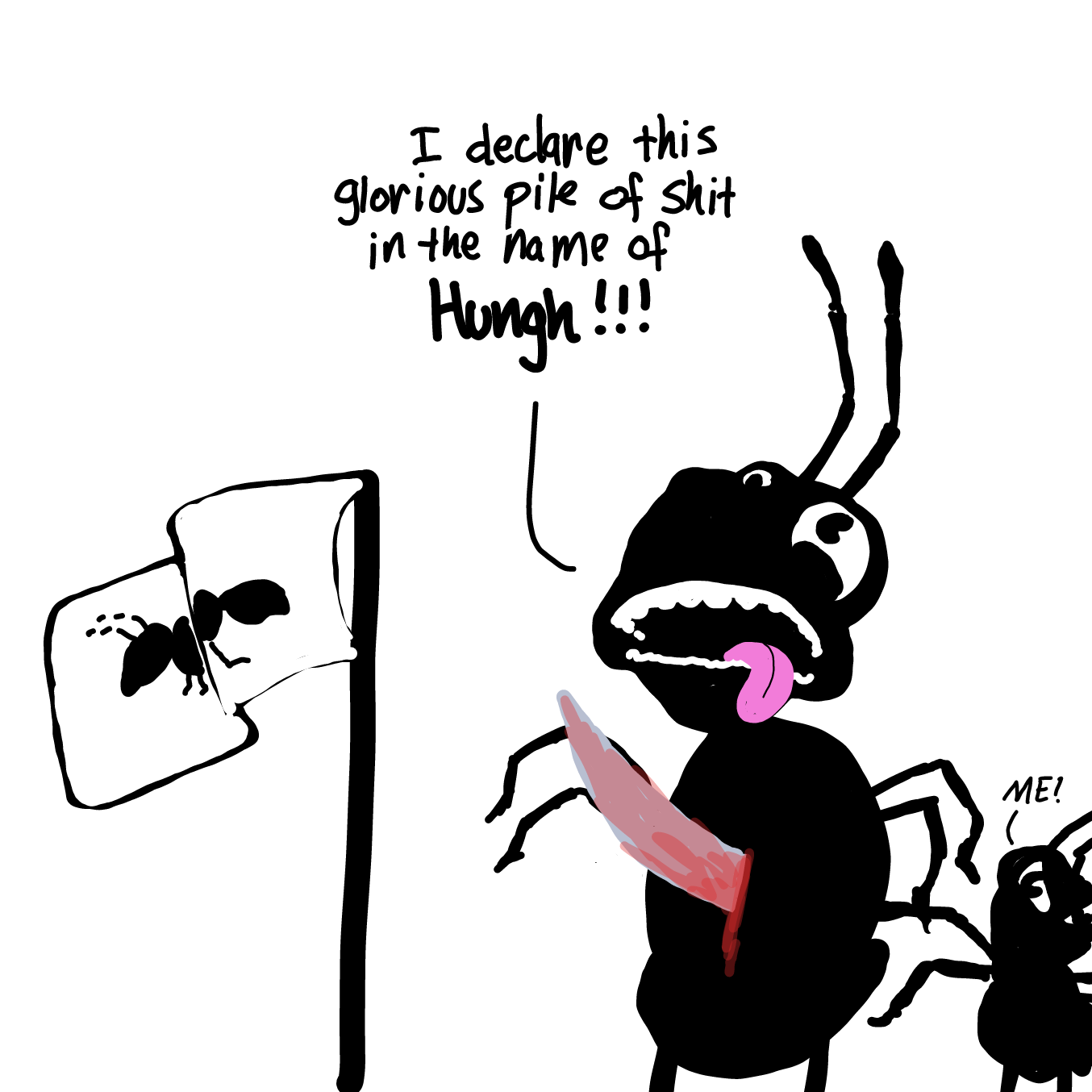 Drawing in poop by Wizard Croissant