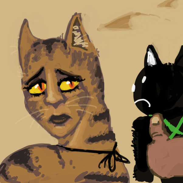 "and then her day got worse" - Online Drawing Game Comic Strip Panel by Peyocay