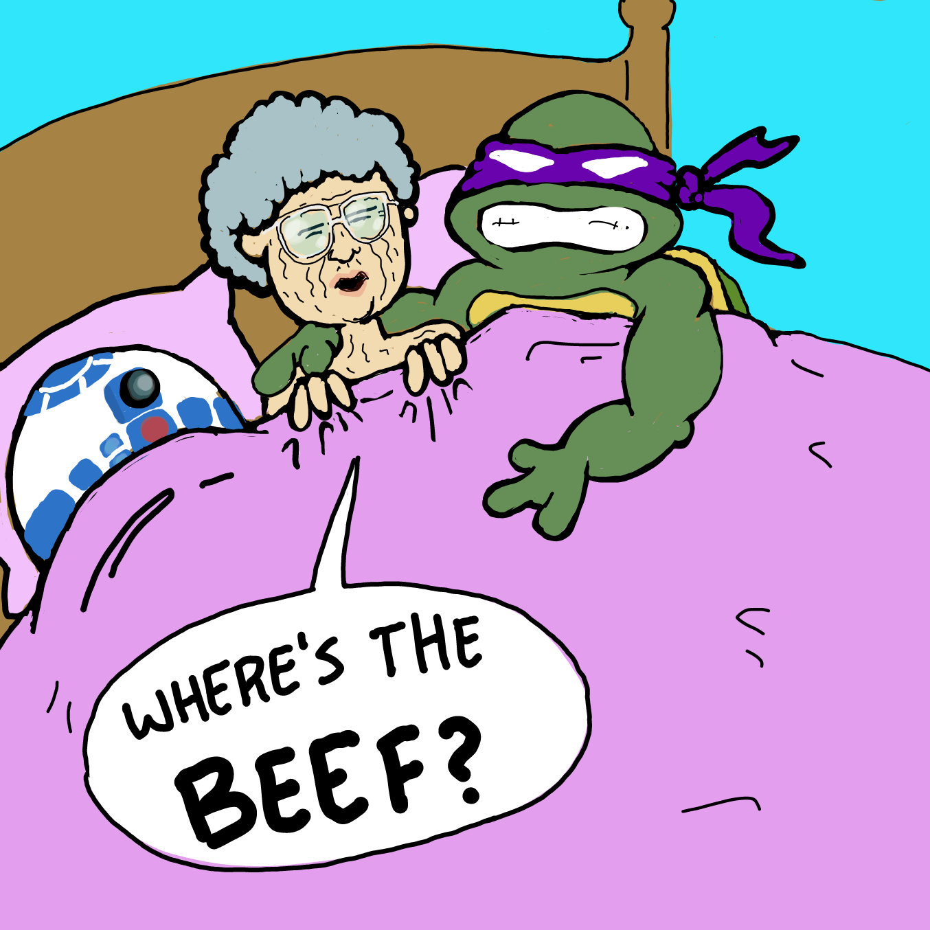  - Online Drawing Game Comic Strip Panel by Wizard Croissant