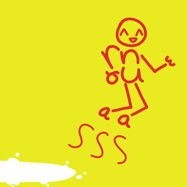 the scene from "the lorax" where he lifted himself out - Online Drawing Game Comic Strip Panel by Elle