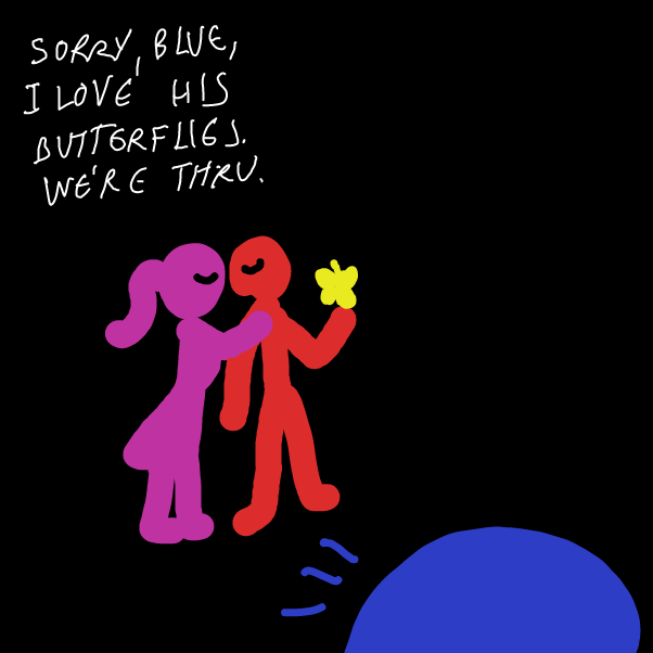 No reason to fight anymore. - Online Drawing Game Comic Strip Panel by locoluis