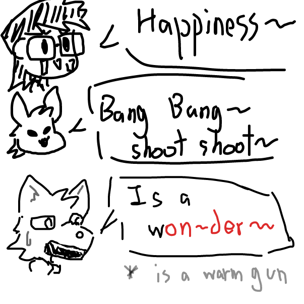 Drawing in misheard lyric by FifaSam