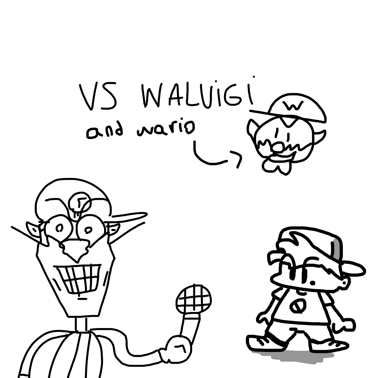 Drawing in Draw your favorite FNF Mod character(s) by Zachary Loves feet