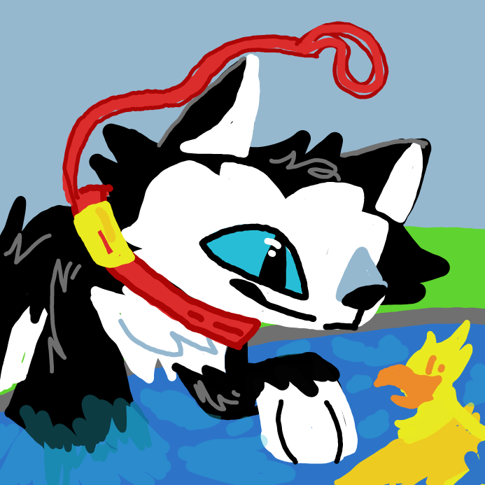 Drawing in Walk the doggo by scarlett