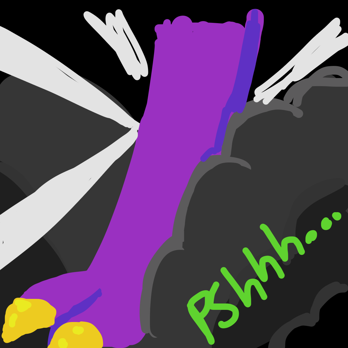 Drawing in the big reveal… by razzmatazz