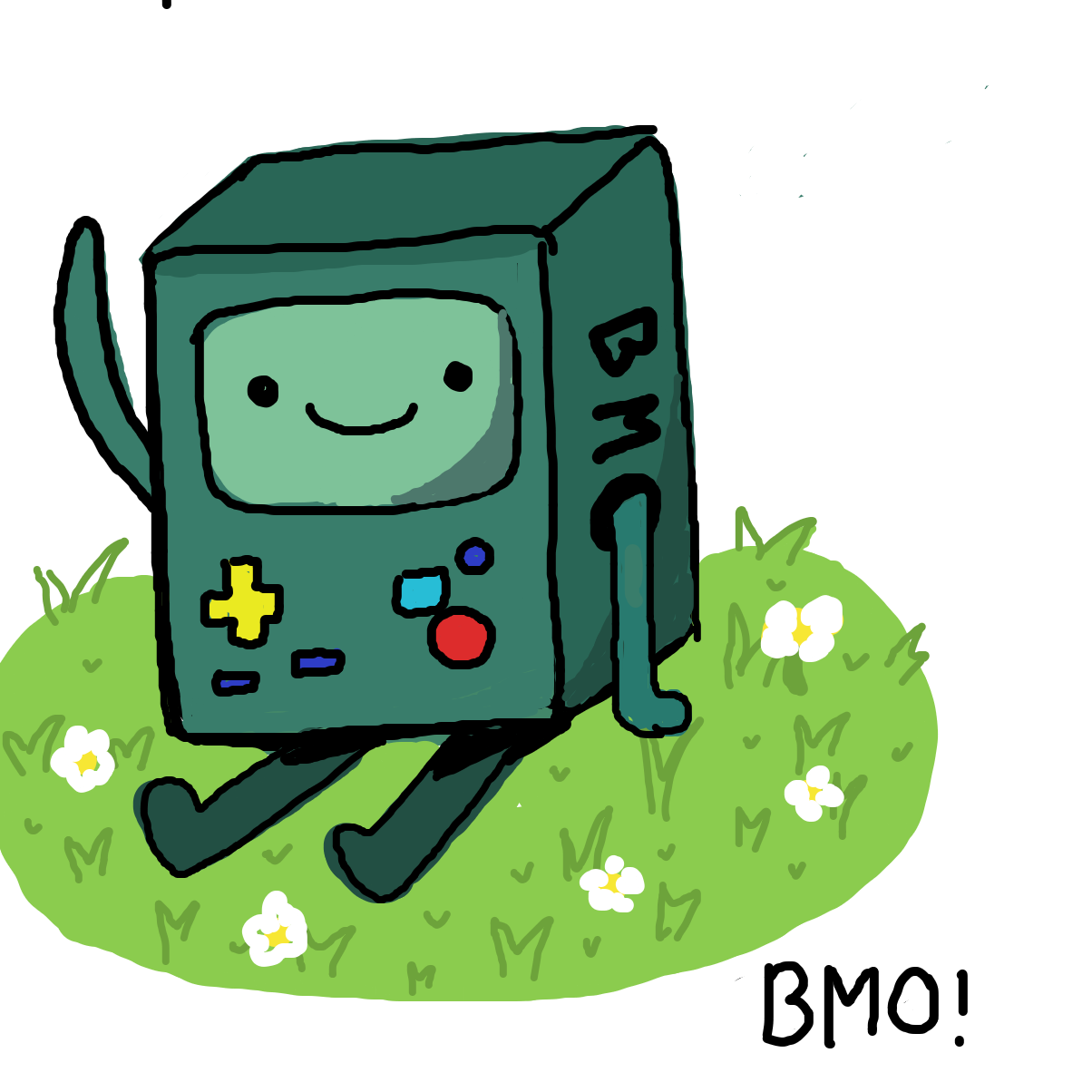 BMO! - Online Drawing Game Comic Strip Panel by mirasappho