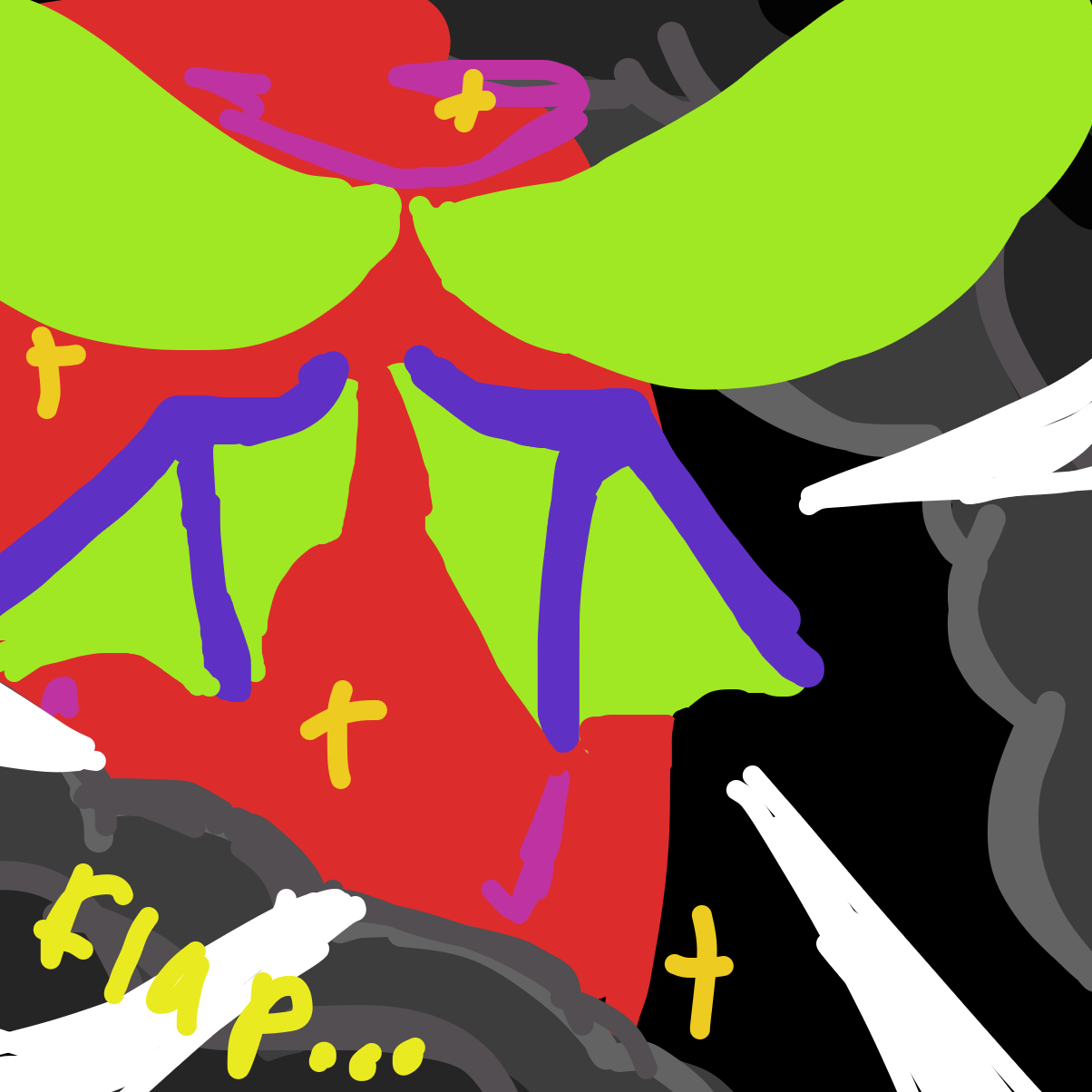 Drawing in the big reveal… by razzmatazz