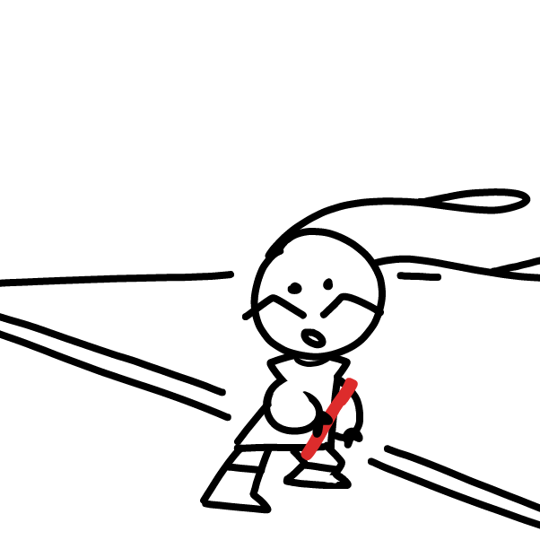 sliding in for a win - Online Drawing Game Comic Strip Panel by Elle