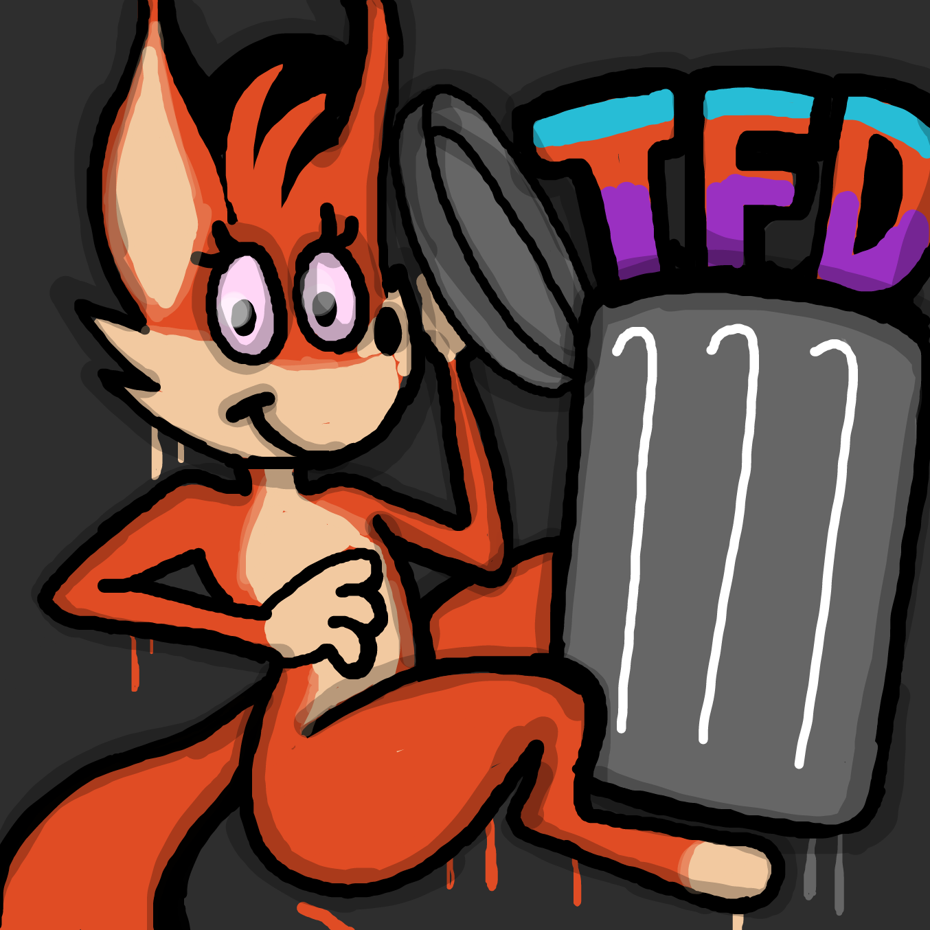 Drawing in Graffiti by TFD