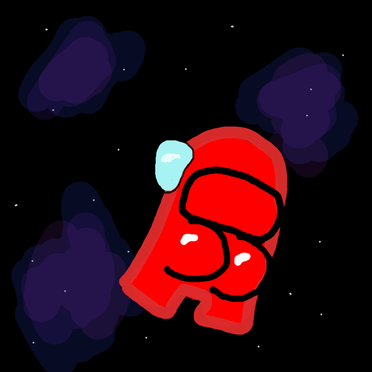 Drawing in SUSSUS AMOGUS by pink-dog