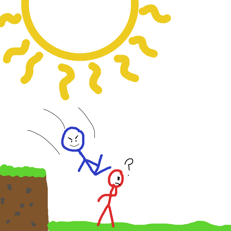 Drawing in stikman red meets stikman blue by pink-dog