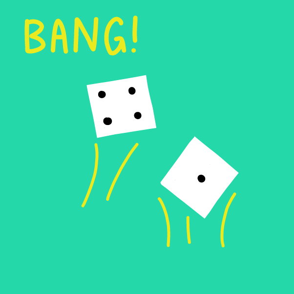 someone hit the table - Online Drawing Game Comic Strip Panel by Elle