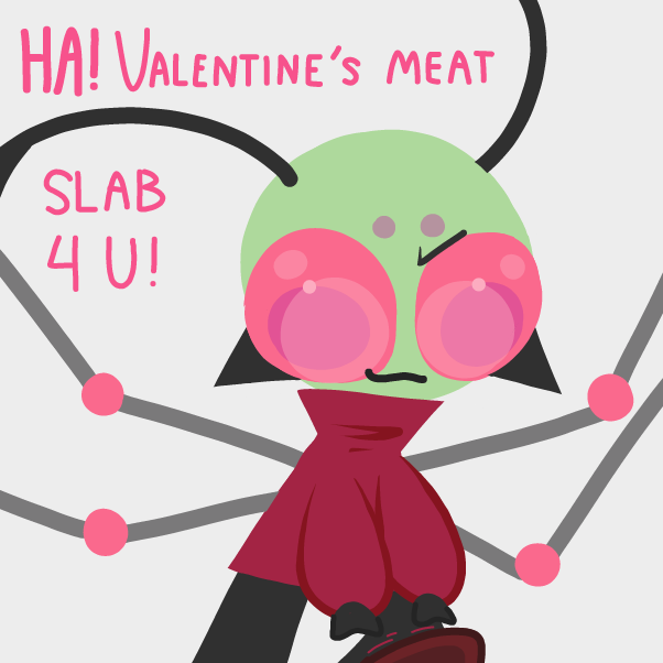 Liked webcomic Valentine's MEAT SLABS