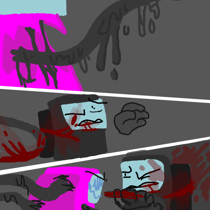  - Online Drawing Game Comic Strip Panel by scarlett