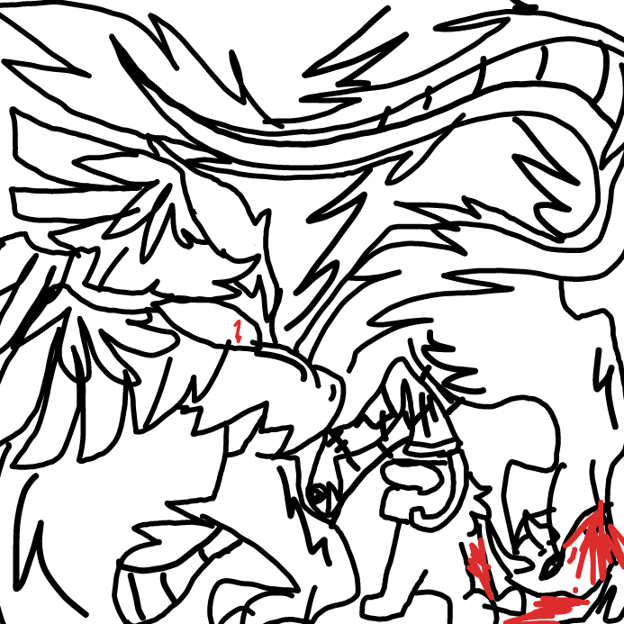  - Online Drawing Game Comic Strip Panel by scarlett