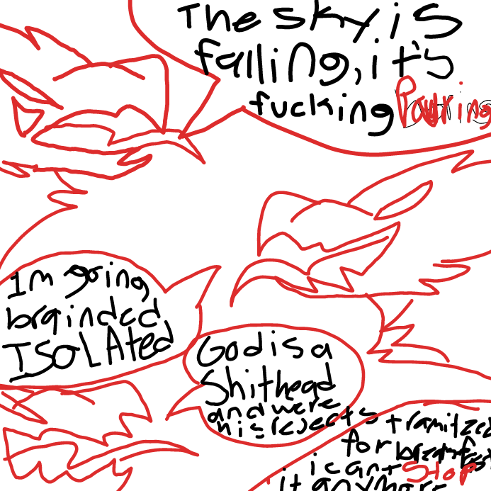 Drawing in misheard lyric by scarlett