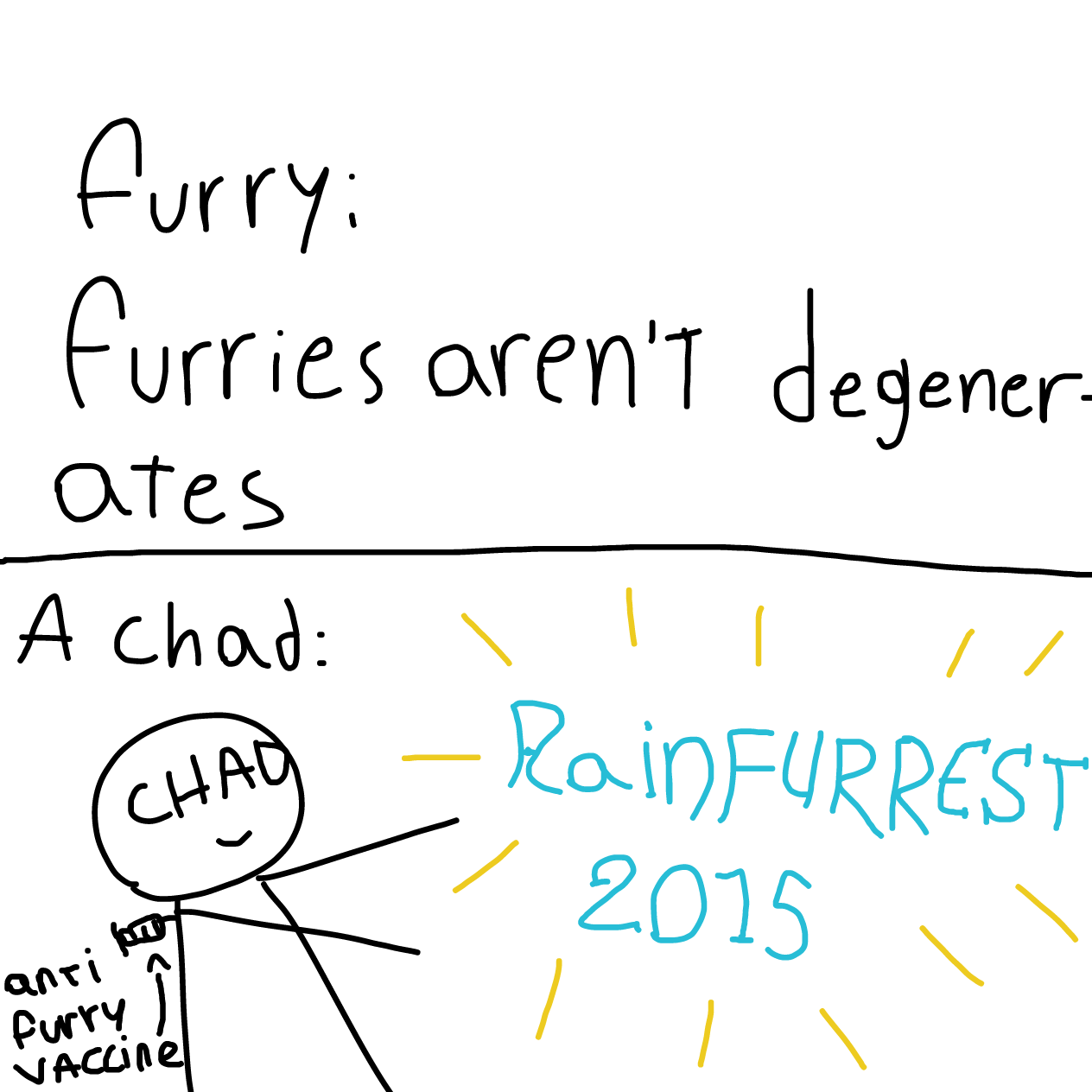 Drawing in fursona :p by feetusdeetus