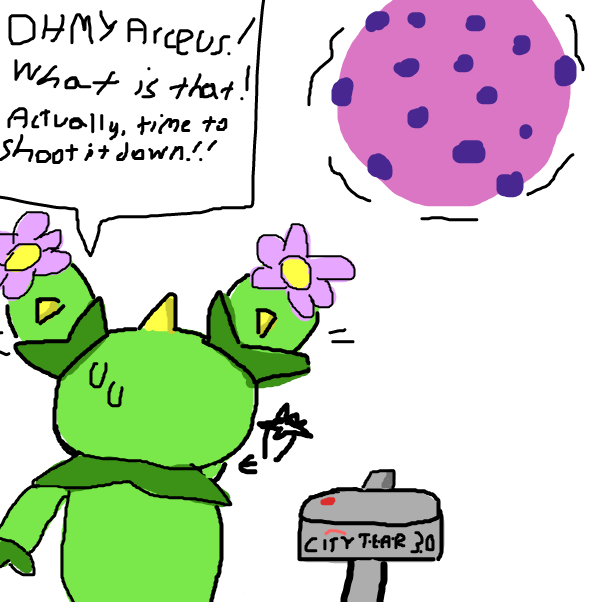 Drawing in Katamari by SuperIced3