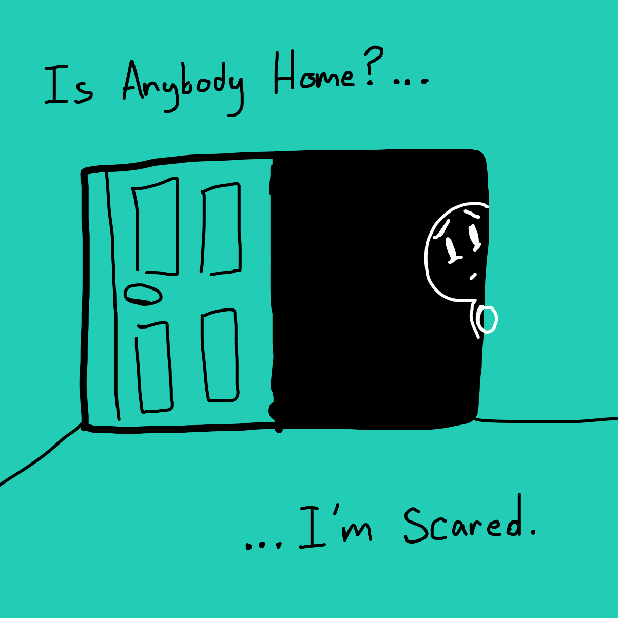 Drawing in Anybody home? by IsaacChamplain