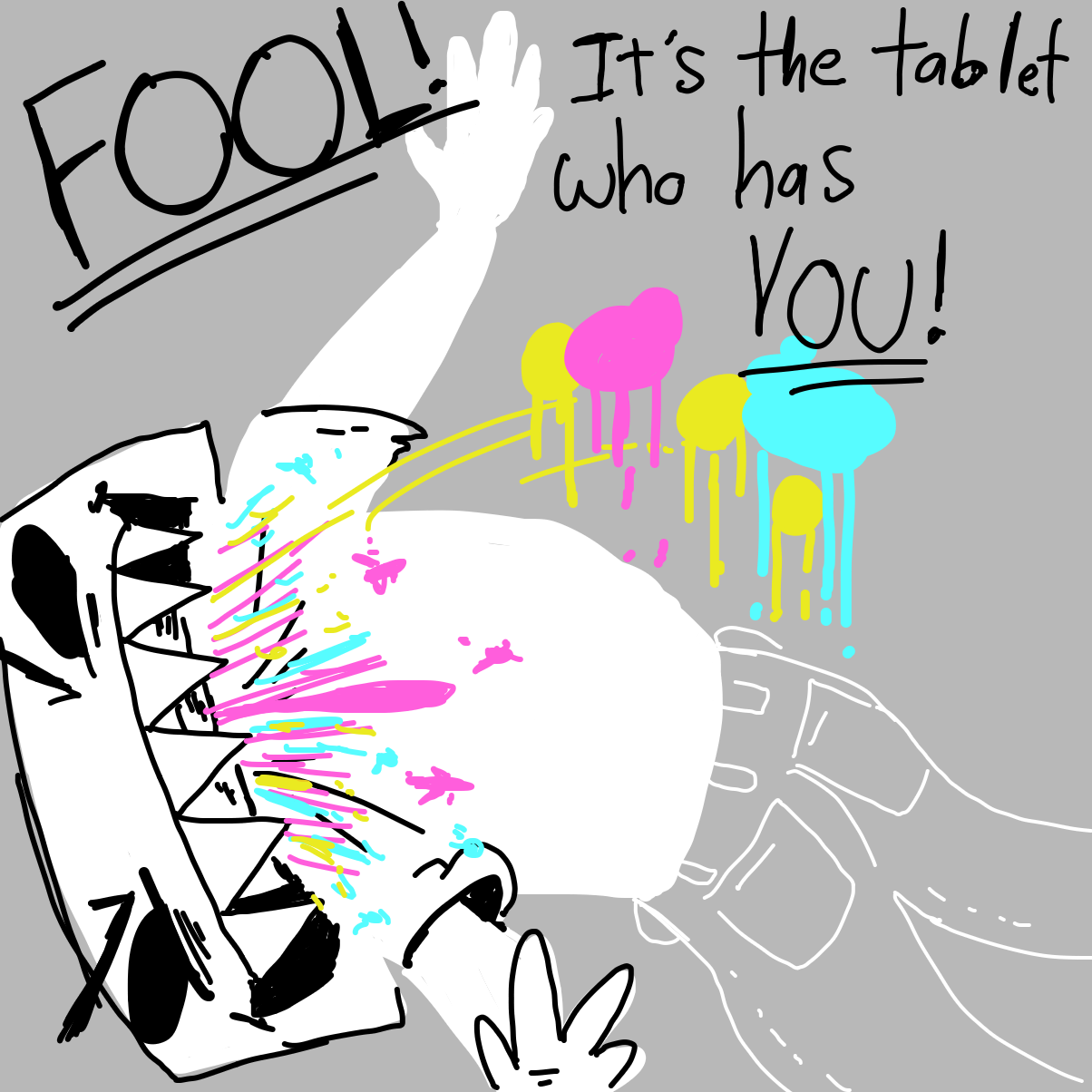 Drawing in got a tablet by IsaacChamplain