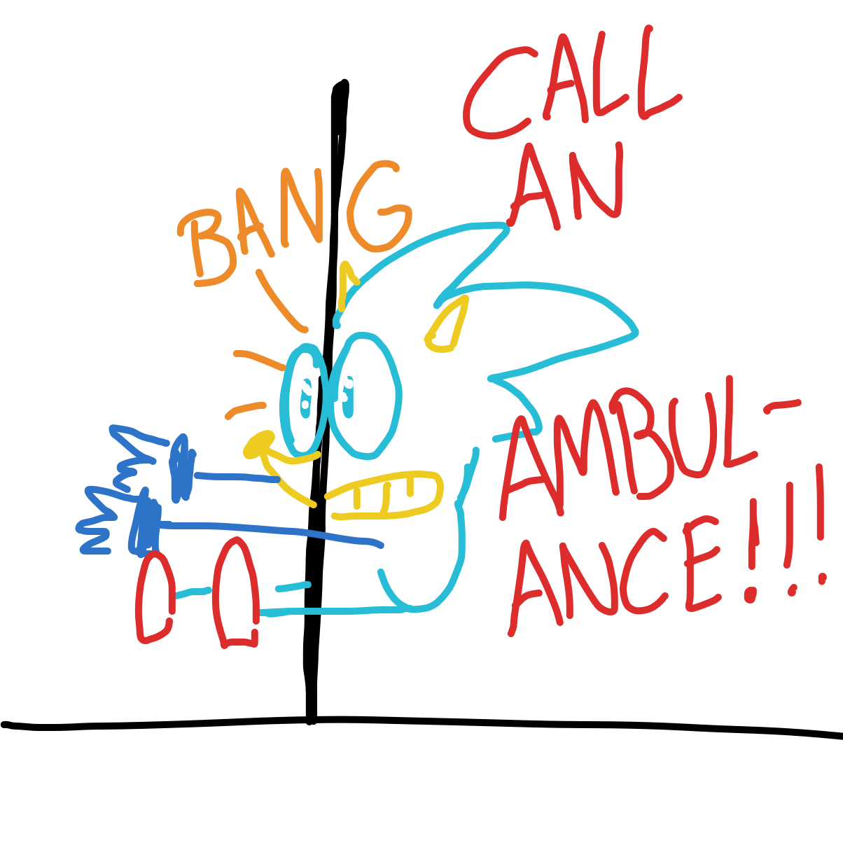 Drawing in GOTTA GO FAST! by IsaacChamplain