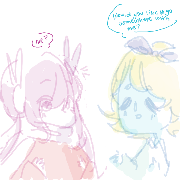 Drawing in nothingness by Wafflo