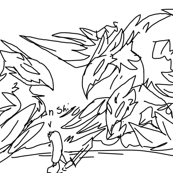 Drawing in Savages by scarlett