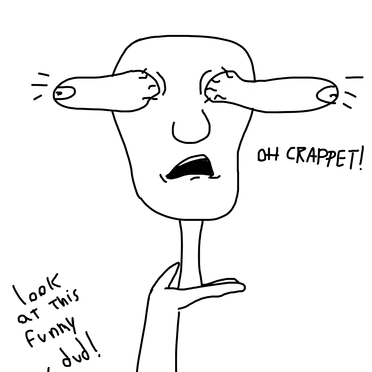  - Online Drawing Game Comic Strip Panel by feetusdeetus