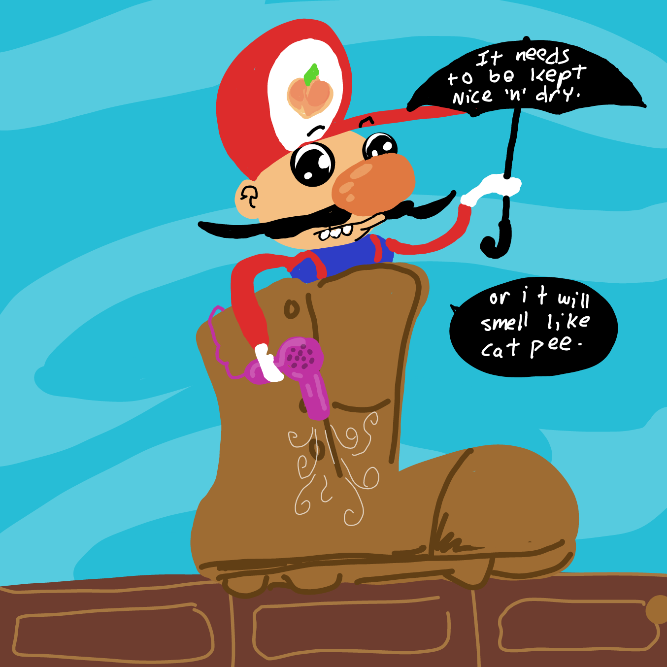  - Online Drawing Game Comic Strip Panel by Wizard Croissant