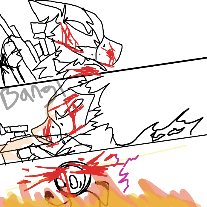  - Online Drawing Game Comic Strip Panel by scarlett