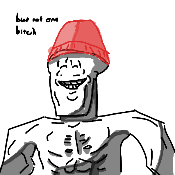 But not one bitch - Online Drawing Game Comic Strip Panel by Xayli