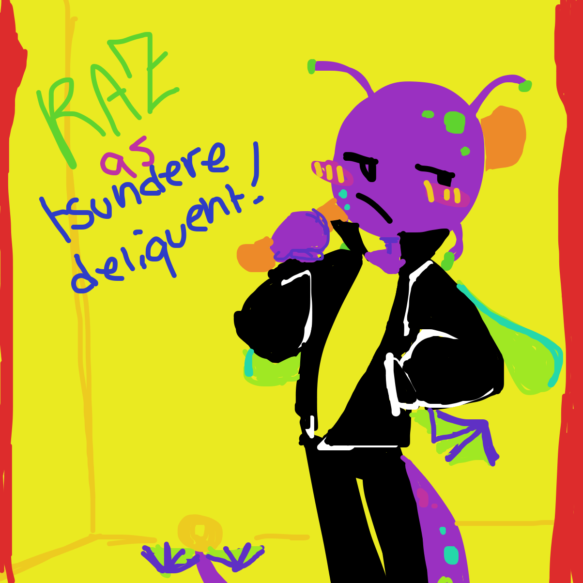 Drawing in Jammers in the School Play by Razputin