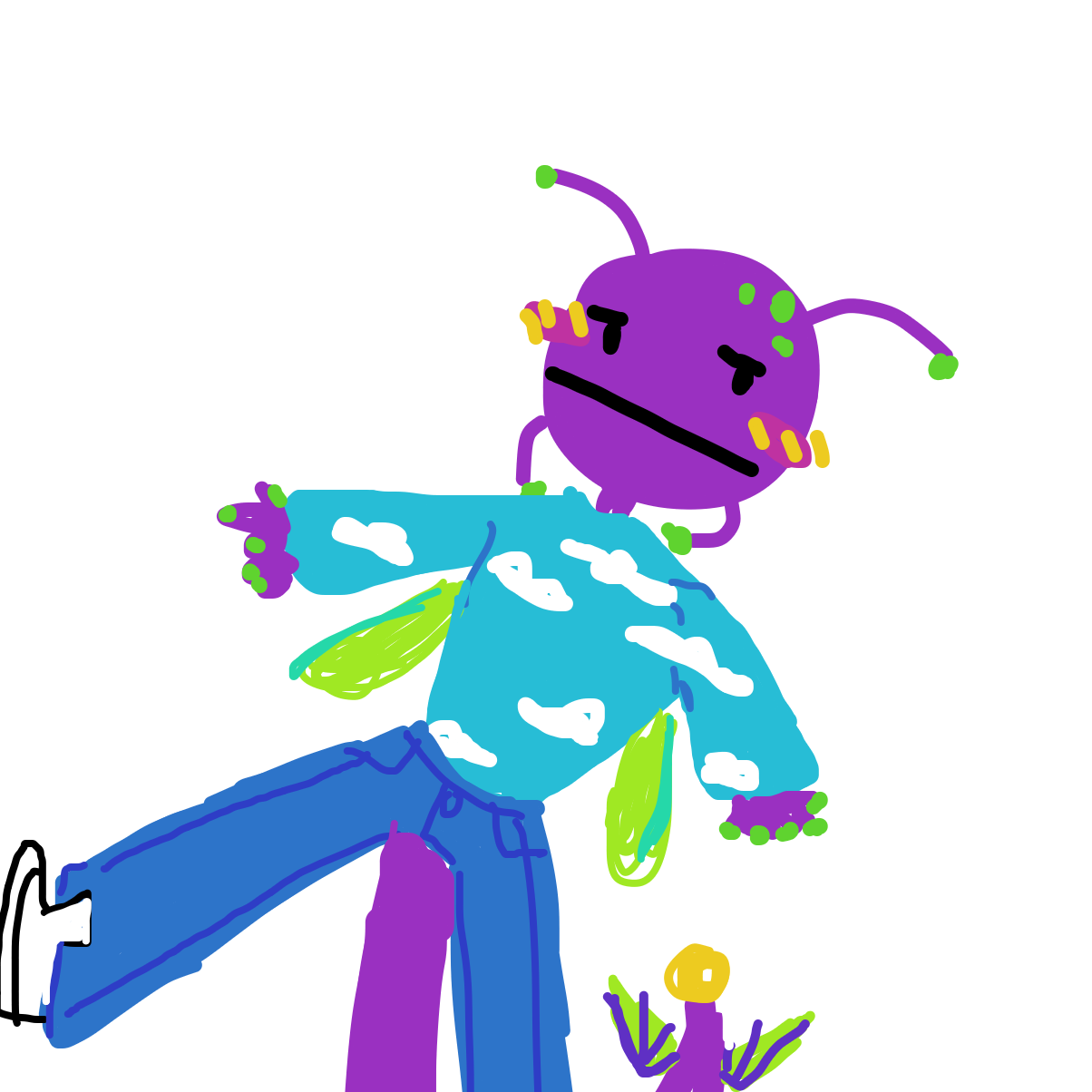  - Online Drawing Game Comic Strip Panel by Razputin