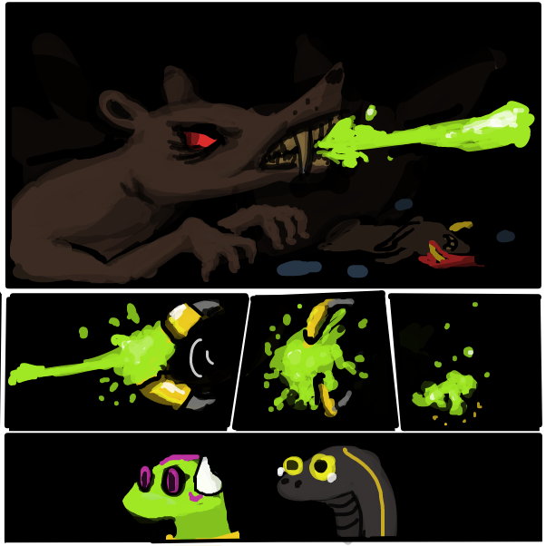  - Online Drawing Game Comic Strip Panel by Peyocay