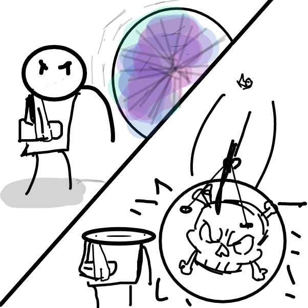 Drawing in Loser wheel by boneHed