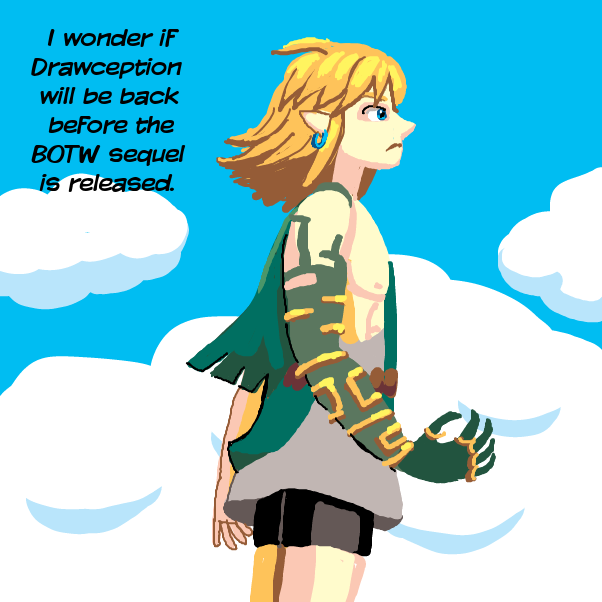You asked for a nice Link? Well, I tried. :-P - Online Drawing Game Comic Strip Panel by locoluis