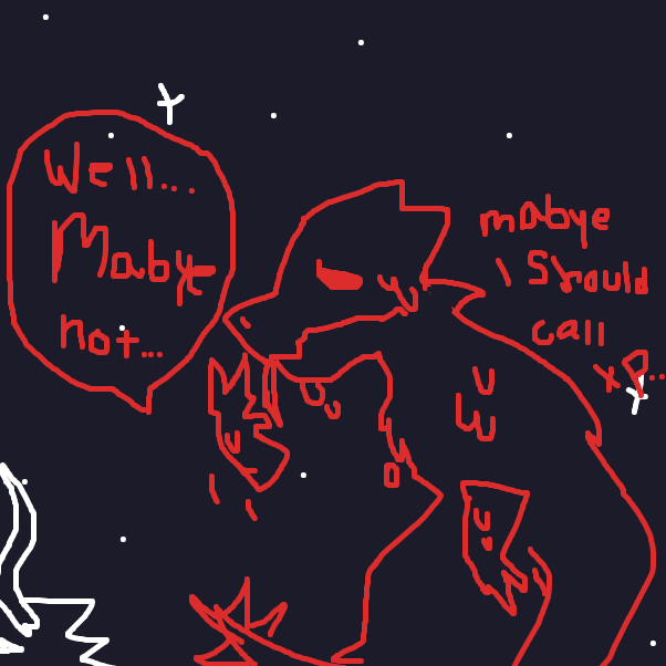 Drawing in can you just listen plz... by XD