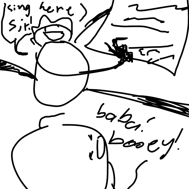 stylistyic suck! weirdness follows! - Online Drawing Game Comic Strip Panel by KringlePringles