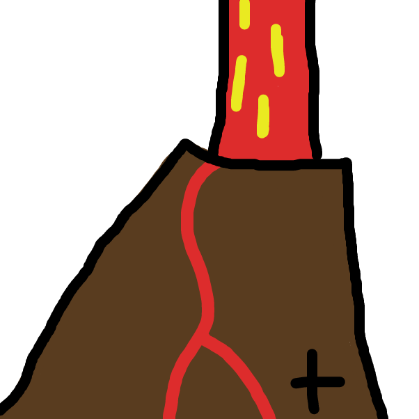 a volcano - Online Drawing Game Comic Strip Panel by Yitsul