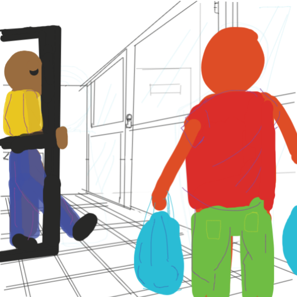 Drawing in Password by kurocartoonist