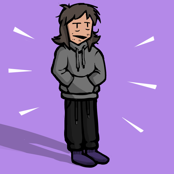 uhhhhh sorry for wearing the most generic clothes imaginable - Online Drawing Game Comic Strip Panel by 🔲