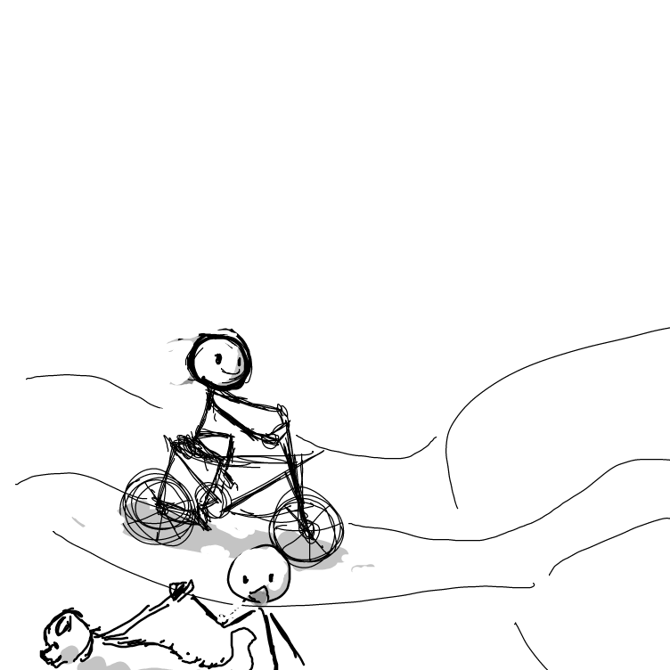 A happy day.  - Online Drawing Game Comic Strip Panel by JA