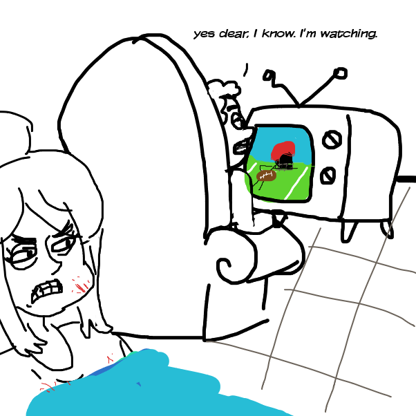 Drawing in A baby is born by Skullheart